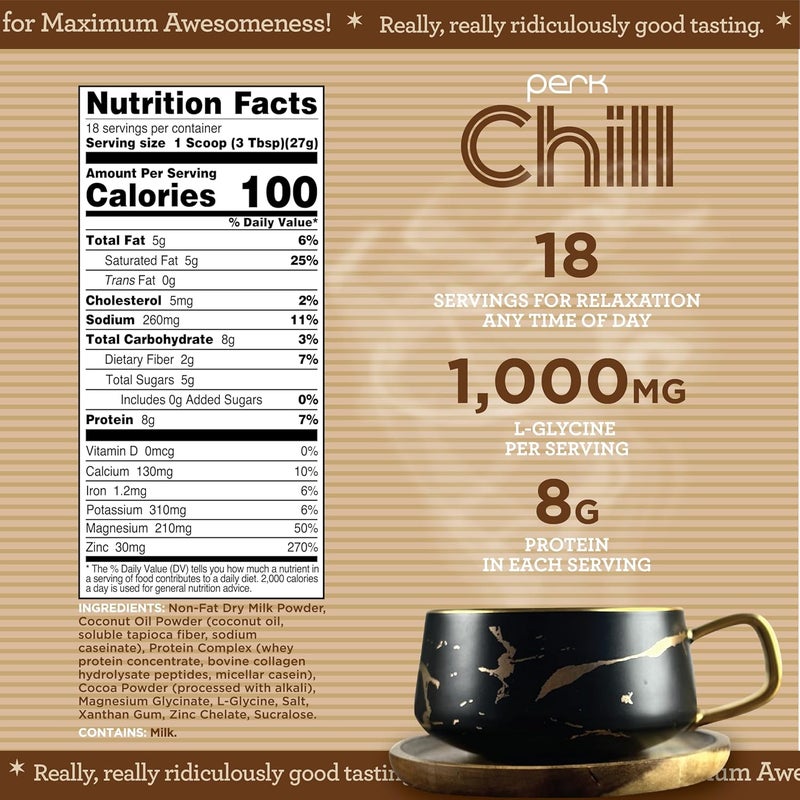 Perk Chill Dutch Hot Cocoa Drink Mix - Image 1